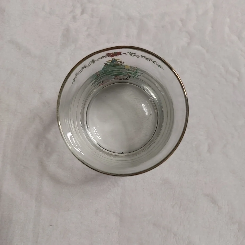 Montgomery Ward Holiday Collection Vintage (1979) Christmas Tree High Ball Glass